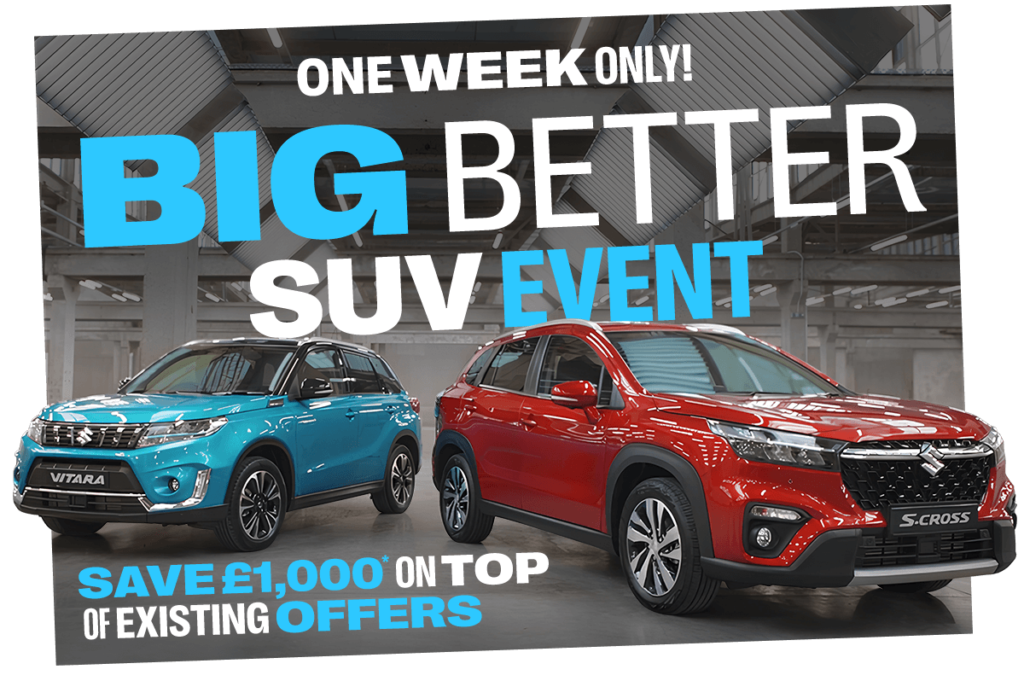 Banner for the big better SUV event