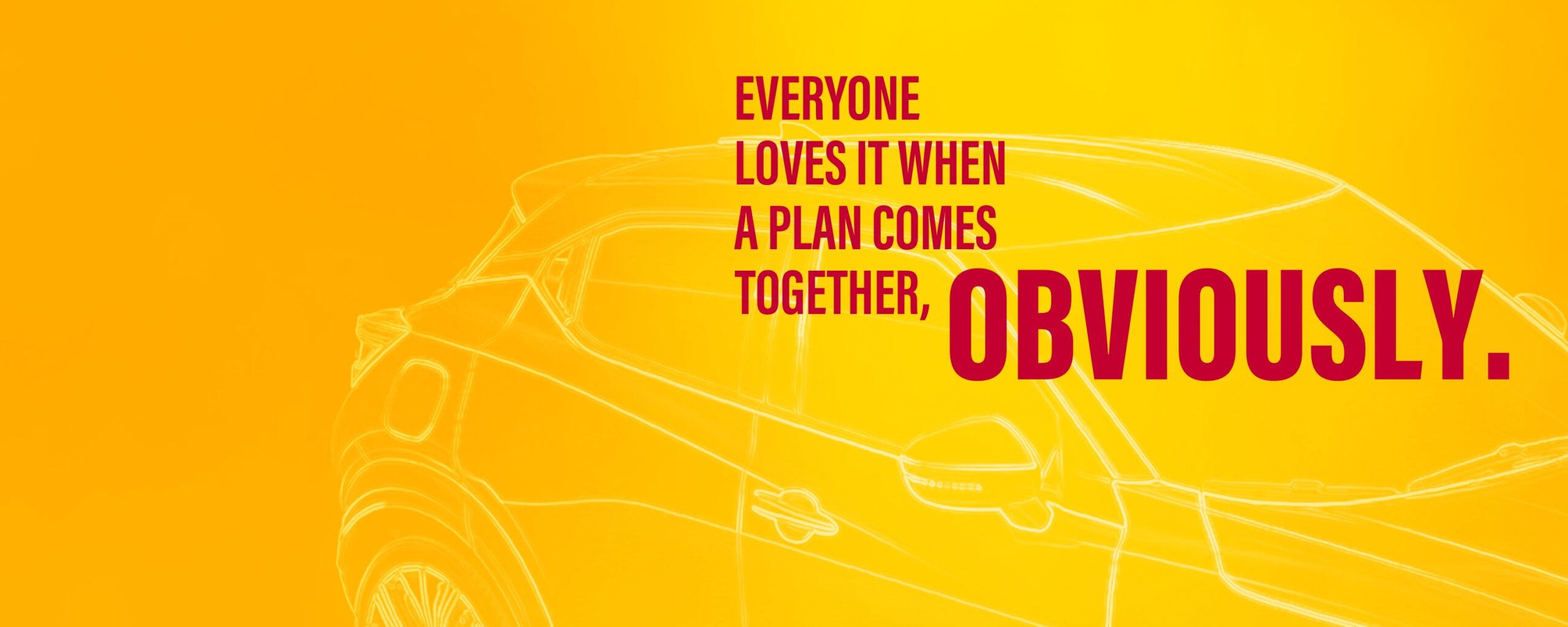 Everyone loves when a plan comes together, obviously. Nissan service plans.