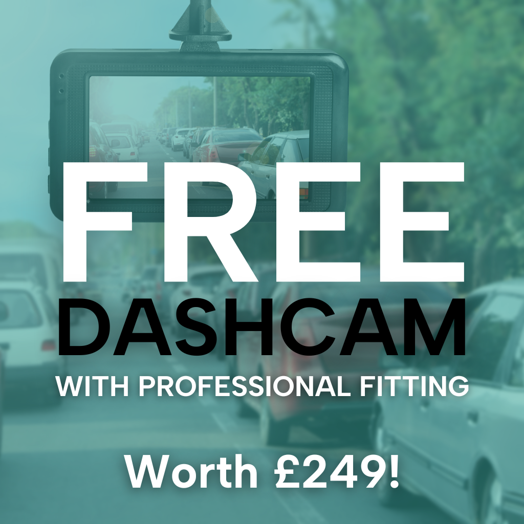 Free Dashcam With Professional Fitting Worth £249