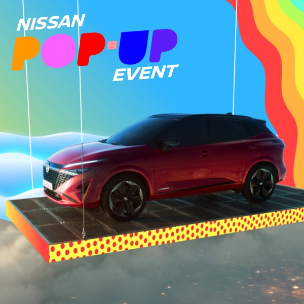 Image of New Nissan Qashqai with Pop-Event branding