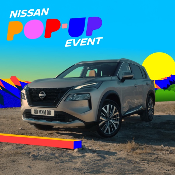 Image of Nissan X-Trail with Pop Up Event branding