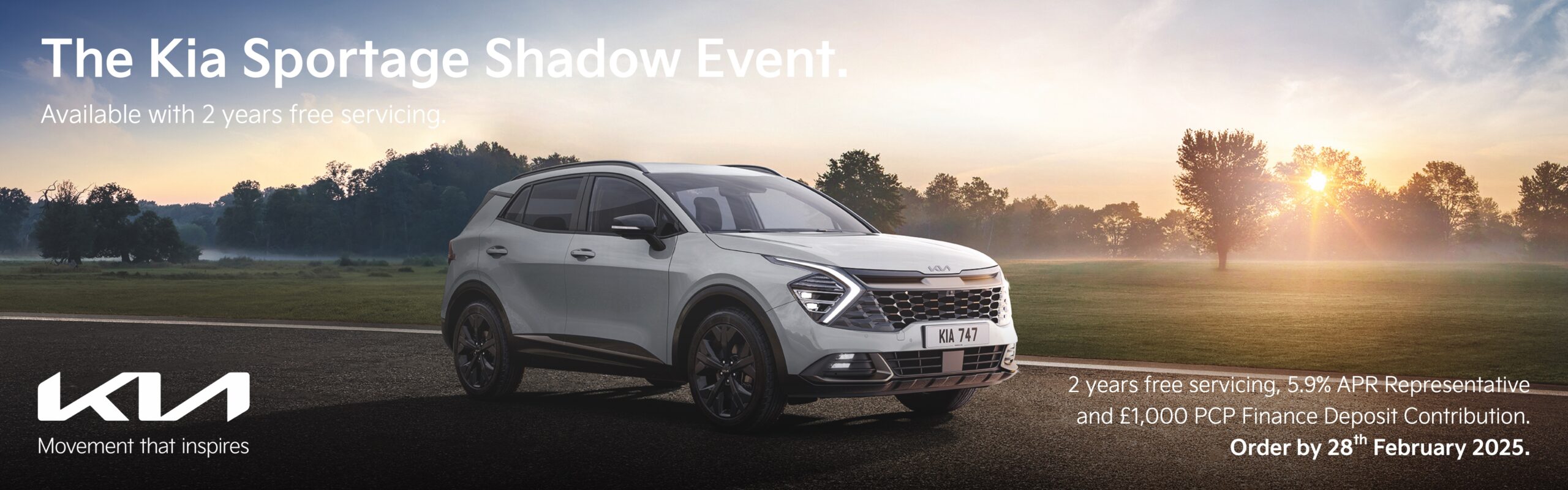 Kia Sportage Shadow Event banner