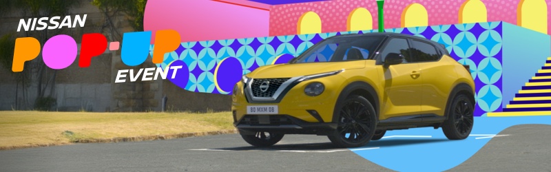 Nissan Juke with Pop-Up Event Branding